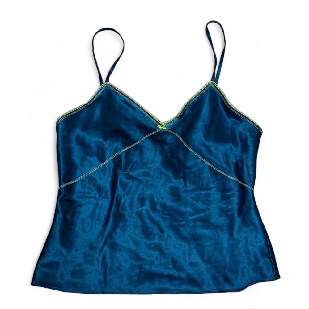 Silky Teal Camisole Tank Top